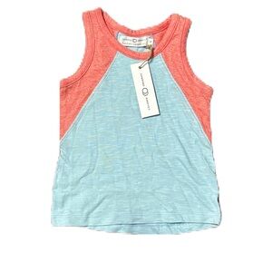 Colored Organics Red and Blue Kids Tank Top Size 3T